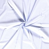 Katoen stof - Kleine Streep - 140cm breed - Lichtblauw - 10 meter