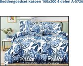 Antonio Dekbedovertrek 2 persoons 160 cm x 200 cm. hondenkoppen met 2 kussenslopen