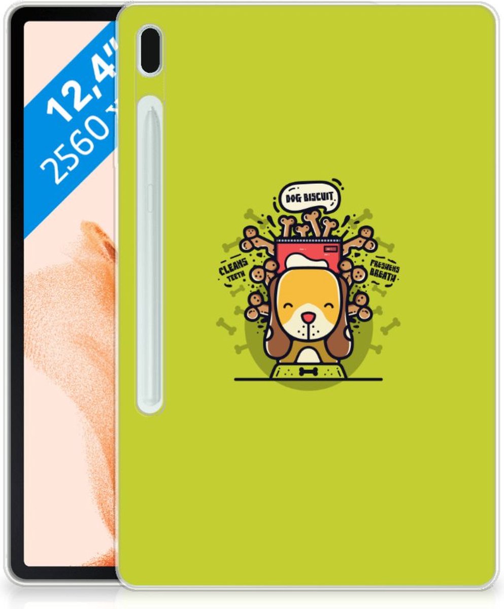 Samsung Galaxy Tab S7FE Tablet Back Cover Doggy Biscuit