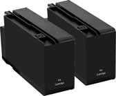 Geschikt voor HP 950 / 950XL inktcartridges - 2X Zwart - Geschikt voor HP OfficeJet Pro 276DW, 8100, 8600, 8610, 8620 - CN045AE- Inktpatronen - Inkt
