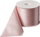 Rouwlint / sierlint Creative Ribbon kragoART, 100 MM 25 meter kleur Rosa (004)