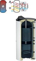 Flamco DUO boiler indirect gestookt excl. isolatie, m. 2-ww, HLS 400 Solar WP 400L m. energielabel C