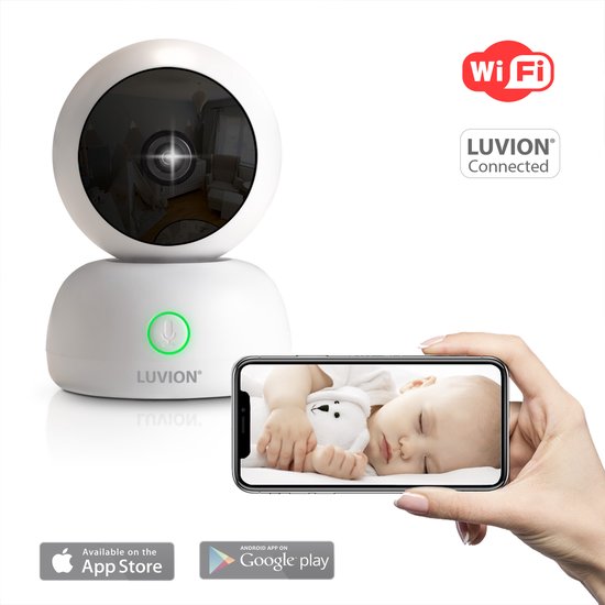 LUVION® Smart Optics HD Wifi Camera - IP camera met babyfoon app | bol