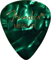 Fender 351 Premium Pick Pack Green Moto Medium (set van 12 plectrums)