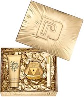 Geurengeschenkset - Paco Rabanne Lady Million - Eau de Parfum 80 ml + Body Lotion +  Eau de parfum tasspray