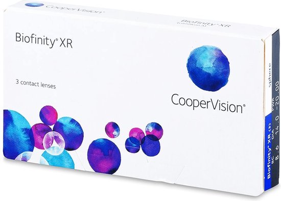 Biofinity XR (3 lenzen) Sterkte: -16.50, BC: 8.60, DIA: 14.00