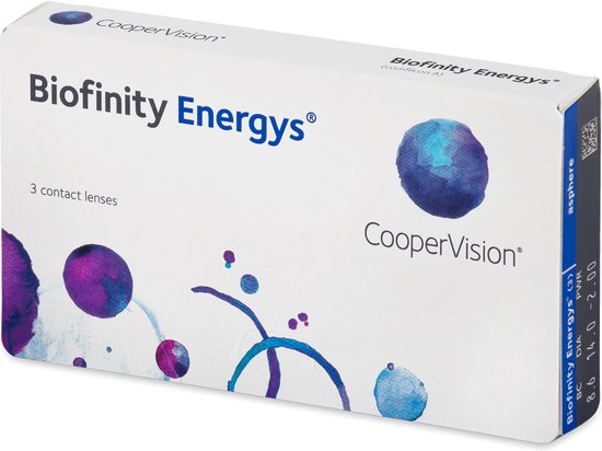 Biofinity Energys (3 lenzen) Sterkte: -0.75, BC: 8.60, DIA: 14.00