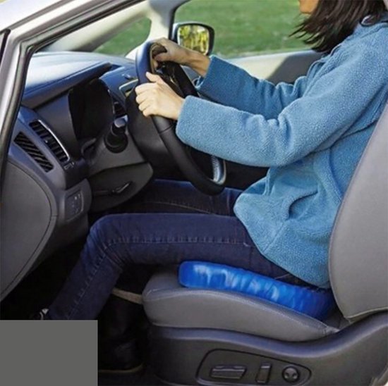 Opblaasbaar kussen, blauw, eenvoudig, kussen voor zitting en rugleuning voor yogahouding, verlicht rugpijn en druk, kussen, lendenkussen (blauw Opblaasbaar kussen, blauw, eenvoudig, kussen voor zitting en rugleuning voor yogahouding, verlicht rugpijn en druk, kussen, lendenkussen (blauw