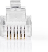 Nedis TCGP90933TP Telecomconnector Rj12 Male 10 Stuks