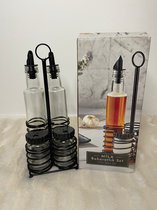 Mila-Spice Set- Olie en Azijn set - Zout en Peper Set
