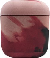 Aquarel AirPods Case kleurrijke hardcase voor AirPods 2 / AirPods 1 - rood