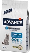 ADVANCE CAT STERILIZED TURKEY 3KG