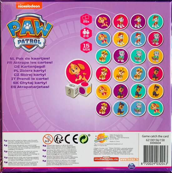 Thumbnail van een extra afbeelding van het spel PAW Patrol Skye - Pak de kaartjes - PAW Patrol speelgoed - Kaartspel - Toy Universe