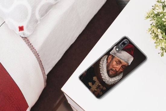 Coque Huawei P20 - Peinture - Bonnet de Noel - Vieux Maîtres - Coque de téléphone en Siliconen