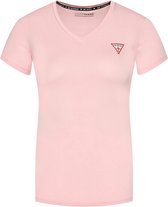 Guess Vn Mini Triangle Dames T-shirt - Roze - Maat XL