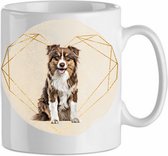 Mok Australian shepherd 6.1| Hond| Hondenliefhebber | Cadeau| Cadeau voor hem| cadeau voor haar | Beker 31 CL