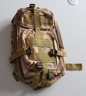 Tactical Backpack – Outdoor Militaire Leger Rugzak Heren – Rugtas Waterdicht voor o.a. Camping, Trekking, Hiking, Wandelen – Dagrugzak 30 liter - Beige