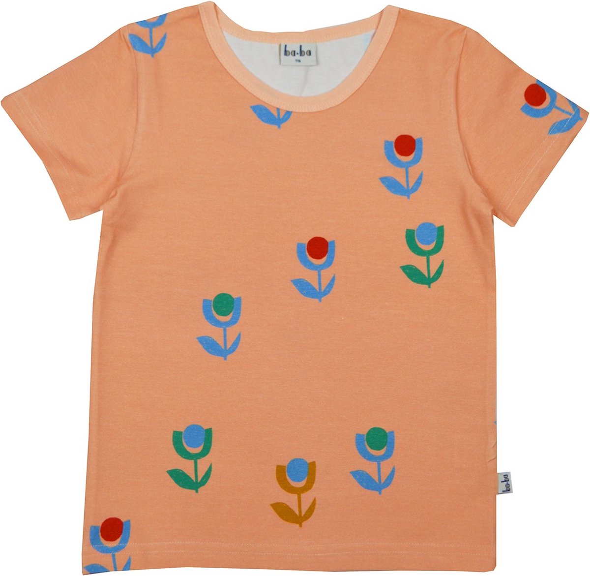 Ba*Ba Kidswear T-shirt FLOWER Maat 140