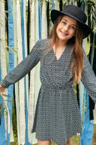 Looxs 2025 jurk blauw