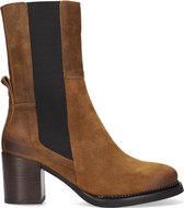 Shabbies 183020258 Chelsea boots - Enkellaarsjes - Dames - Cognac - Maat 37