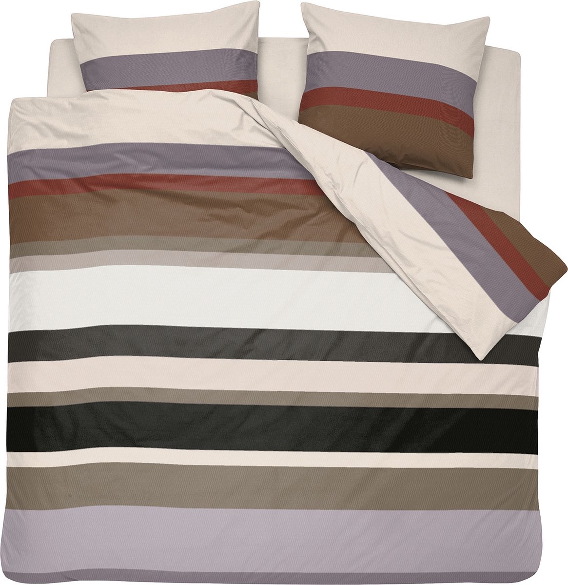 Damai dekbedovertrek Casa - Katoen - 200x200/220 cm - Brown