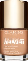 Clarins Foundation Skin Illusion Velvet Natural Matifying & Hydrating Foundation 109C Wheat
