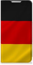 Telefoontasje Geschikt voor Samsung Galaxy S22 Smartphone Hoesje Duitse Vlag