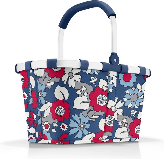 Foto: Reisenthel carrybag boodschappenmand 22l frame florist indigo blauw