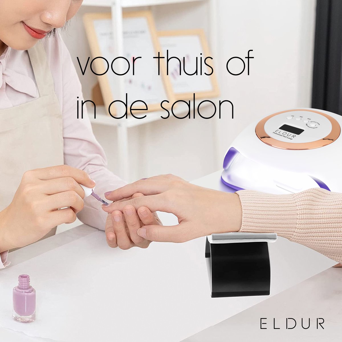 Eldur® Nageldroger - Nagellamp 168W - Gelnagels - UV Lamp Nagels - Led Lamp Nagels - Gellak Lamp — cadeau in Verzorging - foto 8