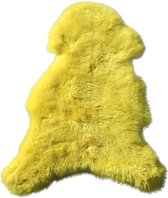Donja HD schapenvacht-schapenvel lamsvacht geel