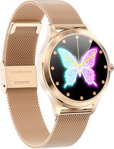 Smartwatch Ruby Roségoud - Smartwatch - Smartwatch Dames - Smartwatch Dames Rose Goud - Smartwatches - Smartwatch Android - Smartwatch IOS