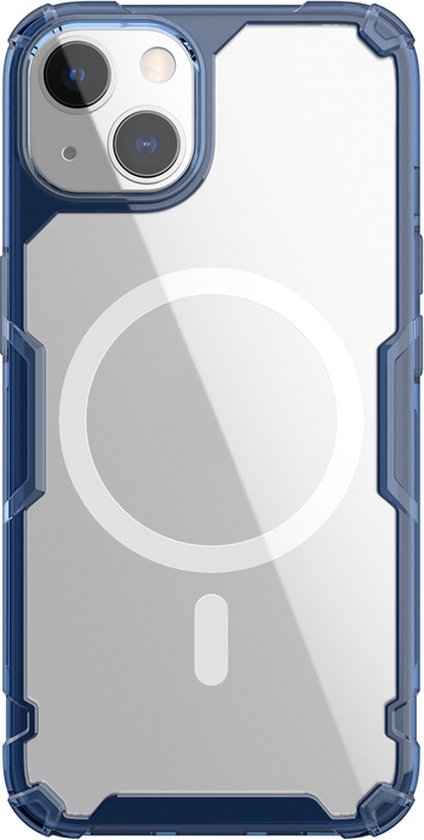 Nillkin Nature TPU PRO Magnetic Back Cover - Geschikt voor Apple iPhone 13 (6.1") - Blauw