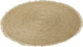 Tapijt | riet | naturel | 120x120x (h)1 cm