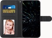 Samsung Galaxy S22 Ultra - Wallet Book Case Hoesje Kunstleer - Zwart