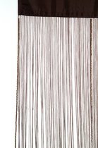 Gordijn | katoen | bruin | 21.5x4x (h)32 cm