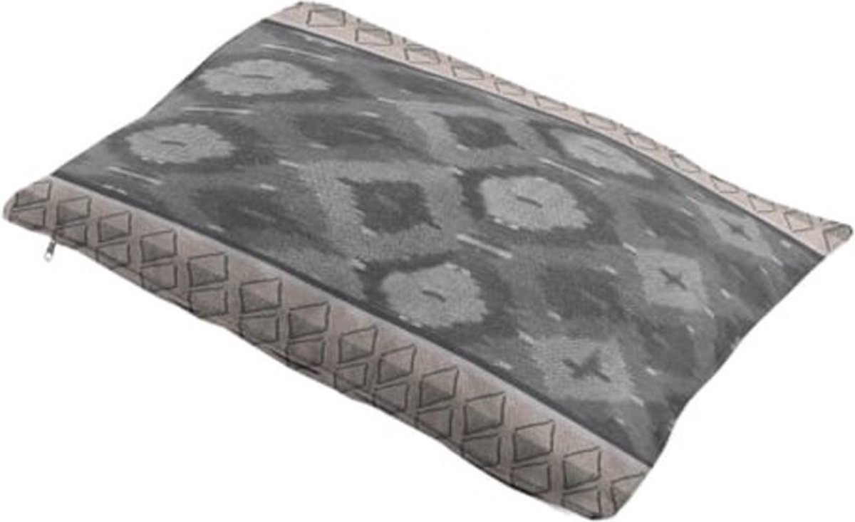 Madison sierkussen 50x30 cm Ikatin grey Grijs, Taupe