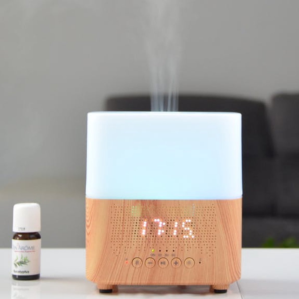 Goedkoopste Aroma diffuser - Zen Arôme - Essential Tempo - Ultrasone diffuser - Oils diffuser - 40 m2