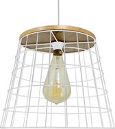 C-Création ® Hanglamp Simuto - Wit - Woonkamer - Slaapkamer - Keuken - Hal - Eettafel - Eetkamer - Ø 45 cm