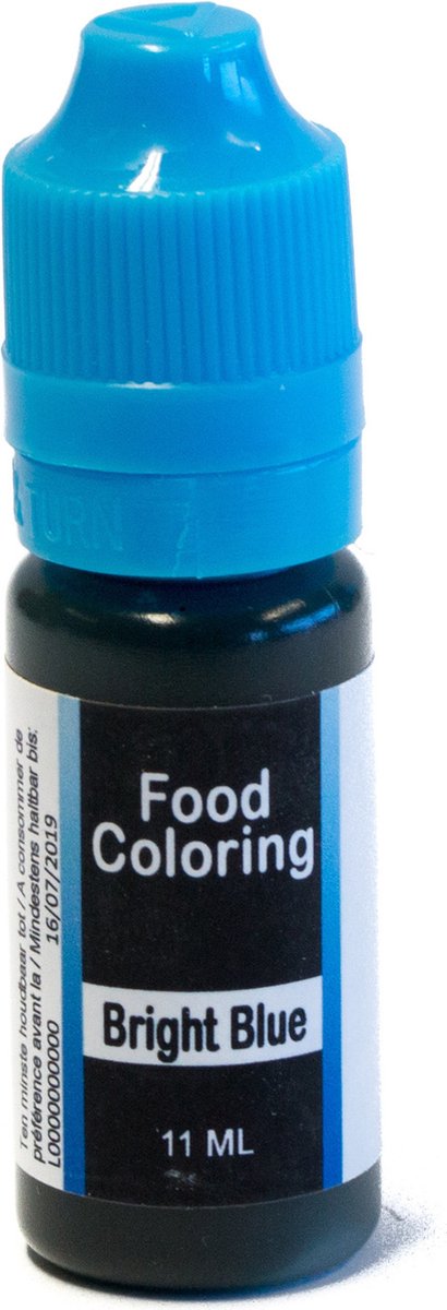 Kleurstof voor chocolade - 11 ml - blauw