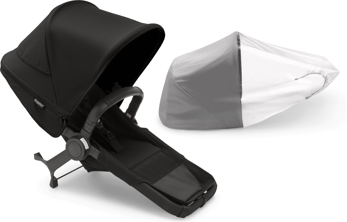 Bugaboo Donkey 5 Duo Uitbreidingsset Compleet Midnight Black