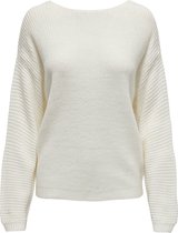 JdY JDYVIVA L/S OPEN BACK PULLOVER KNT Dames Trui - Maat S