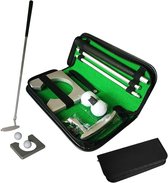 Luxiqo® Golf Putting Set – Golfspel – Golf Oefenen – Indoor Golf – Thuis Golf – Golf Accessoires – Golfset – Zilver