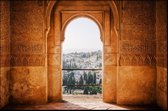 Walljar - Arched Door - Muurdecoratie - Poster