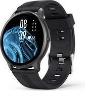 SAMMIT Smartwatch Heren Zwart Met Stappenteller - Smartwatch Dames - Iphone & Android - Full Touch - 44MM