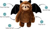 Petshop by Fringe Studio 289663 Bat Sloth - Speelgoed voor dieren - honden speelgoed – honden knuffel – honden speeltje – honden speelgoed knuffel - hondenspeelgoed piep - hondensp