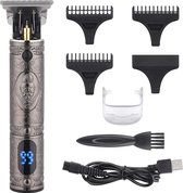 Professionele haartrimmer tondeuse voor heren, perfect als cadeau voor mannen, oplaadbaar, premium kwaliteit, trimmer voor lichaam en gezicht.