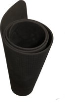 Yoga mat - fitness mat - meditatie - anti-slip - 6 mm - zwart