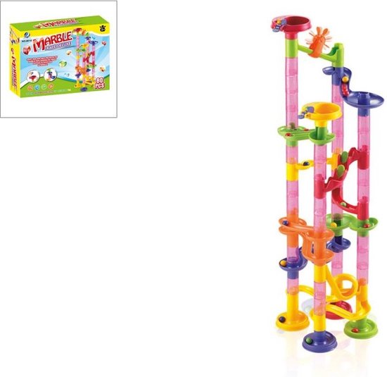 Toys Amsterdam Knikkerbaan Marble Racing Deluxe 80-delig