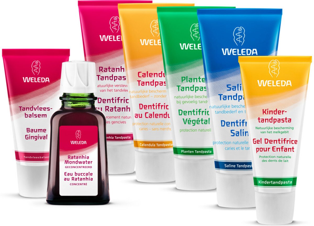 4x Weleda Tandpasta Planten 75 ml