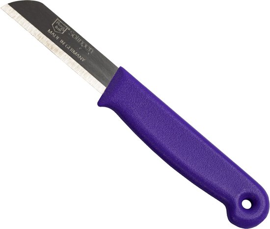 Solingen Schilmesje Duits - Paars - RVS 16 cm. met beschermhoes - 10 stuks